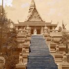 Exhibition photograph - Indochina pavilion (Buddha pagoda), Paris Universal Expositin 1900